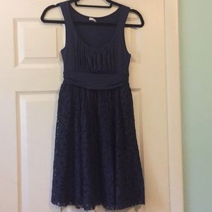 Navy blue dress